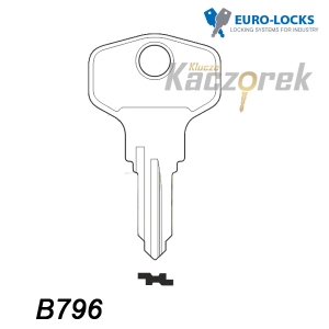 ~ Mieszkaniowy 154 - klucz surowy - Euro-Locks do zamka B796