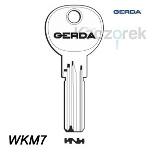 Gerda 027 - klucz surowy - WKM7 - EDY (IE14)