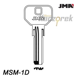 JMA 102 - klucz surowy mosiężny - MSM-1D