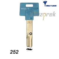 Mul-T-Lock 252 - klucz surowy