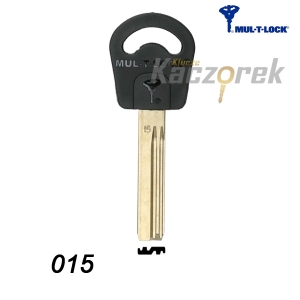 Mul-T-Lock 015 - klucz surowy