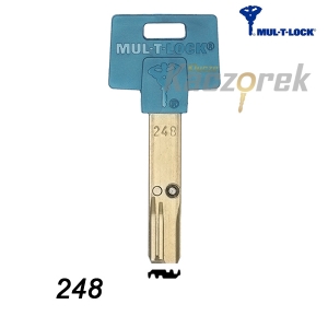 Mul-T-Lock 248 - klucz surowy