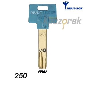 Mul-T-Lock 250 - klucz surowy