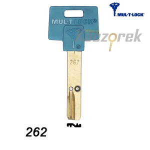 Mul-T-Lock 262 - klucz surowy