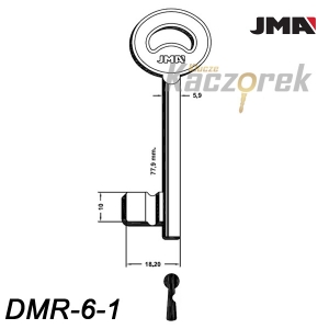 Podklamkowy DMR-6-1 - klucz surowy