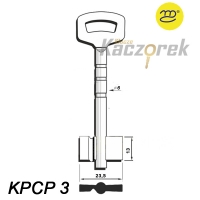 Zasuwowy 022 - klucz surowy - KPCP 3 - długi