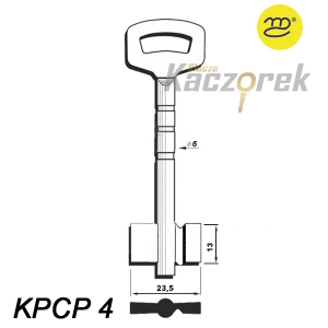 Zasuwowy 023 - klucz surowy - KPCP 4 - długi