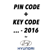 Kod pin i kod klucza do Hyundai do 2016 r.