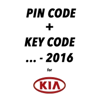 Kod pin i kod klucza do Kia do 2016 r.