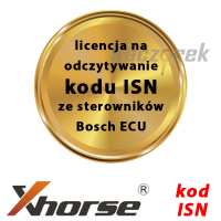 Xhorse - licencja na odczytywanie kodu ISN ze sterowników Bosch ECU (BMW)
