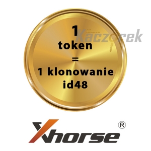 Xhorse - 1 token do klonowania transpondera id48
