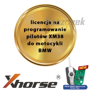 Xhorse - licencja na programowanie pilotów XM38 do motocykli BMW