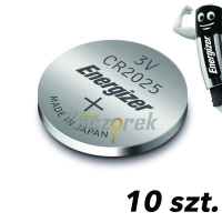 Bateria Energizer - CR2025 - 10 szt. - blister