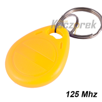 Brelok zbliżeniowy 002 - żółty - 125 mhz