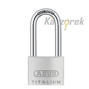 Kłódka Abus 454 - 727TI/40 HB63 - kłódka pałąkowa aluminiowa TITALIUM z wysokim jarzmem - blister