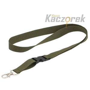 Smycz 025 - 15 mm - szybkozłączka - khaki