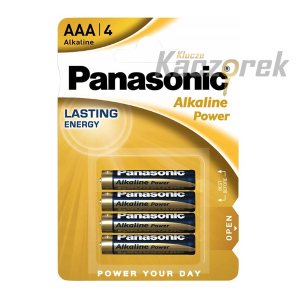 Bateria Panasonic - AAA - LR3 - 4 szt. - blister