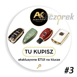 Naklejka okrągła - fi 25 cm - biała