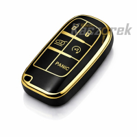 Etui TPU 254 - Chrysler / Dodge / Jeep - czarne