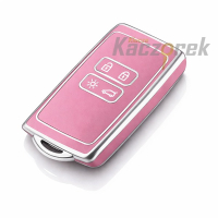 Etui TPU 406 - Renault - różowe