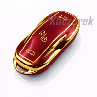 Etui TPU 488 - Tesla - czerwone