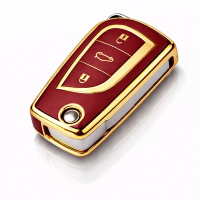 Etui TPU 489 - Toyota - czerwone