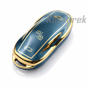 Etui TPU 188 - Tesla - niebieskie