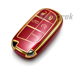 Etui TPU 215 - Chrysler / Dodge / Jeep - czerwone