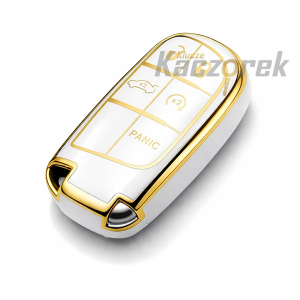 Etui TPU 243 - Chrysler / Dodge / Jeep - białe