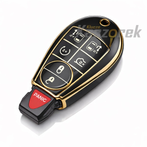 Etui TPU 363 - Chrysler / Dodge / Jeep - czarne