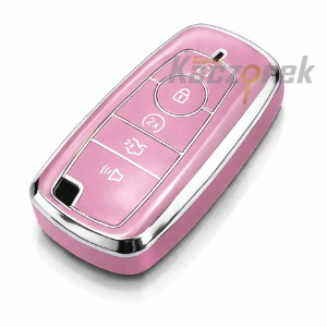 Etui TPU 387 - Ford - różowe
