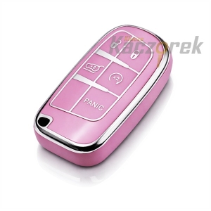 Etui TPU 400 - Chrysler / Dodge / Jeep - różowe