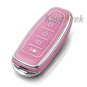 Etui TPU 404 - Ford - różowe