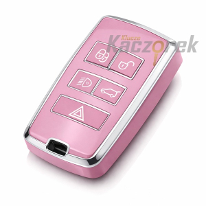 Etui TPU 407 - Land Rover / Jaguar - różowe
