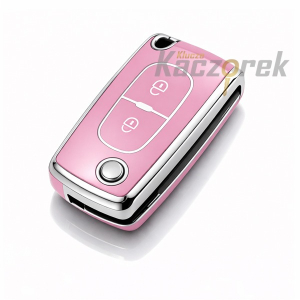 Etui TPU 459 - Citroen / Peugeot - różowe