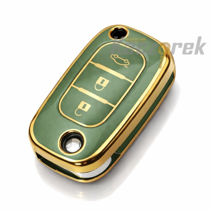 Etui TPU 573 - Renault - zielone