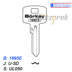 KMB069 - klucz surowy - Borkey 1895E