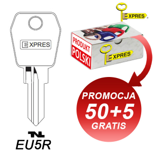 Expres 505 - klucz surowy stalowy - EU5R - pakiet 55 sztuk
