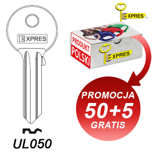 Expres 508 - klucz surowy stalowy - UL050 - pakiet 55 sztuk