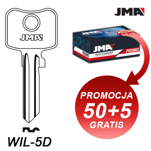 JMA 042 - klucz surowy - WIL-5D - pakiet 55 sztuk