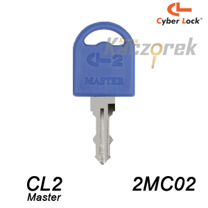 Mieszkaniowy 250 - klucz surowy - Cyber Lock CL2 Master 2MC02