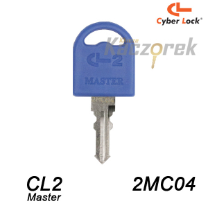 Mieszkaniowy 252 - klucz surowy - Cyber Lock CL2 Master 2MC04