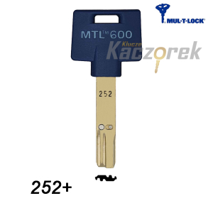 Mul-T-Lock 252+ - MTL600 - klucz surowy