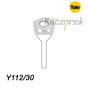 Mieszkaniowy 131 - klucz surowy - Yale Y112/30/100 - do kłódek żeliwnych Y112 30 mm
