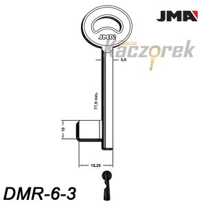 Podklamkowy DMR-6-3 - klucz surowy