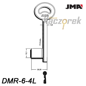 Podklamkowy DMR-6-4L - klucz surowy