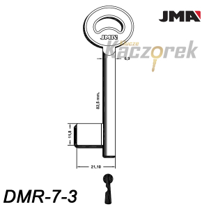 Podklamkowy DMR-7-3 - klucz surowy