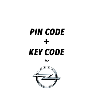 Kod pin i kod klucza do Opel