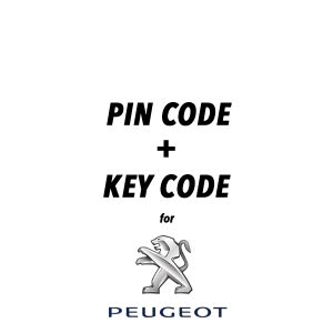 Kod pin i kod klucza do Peugeot