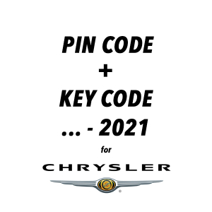 Kod pin i kod klucza do Chrysler do 2021 r.